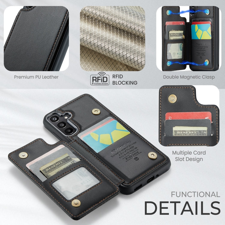 For Samsung Galaxy A16 5G CaseMe C22 Card Slots Holder RFID Anti-theft Phone Case