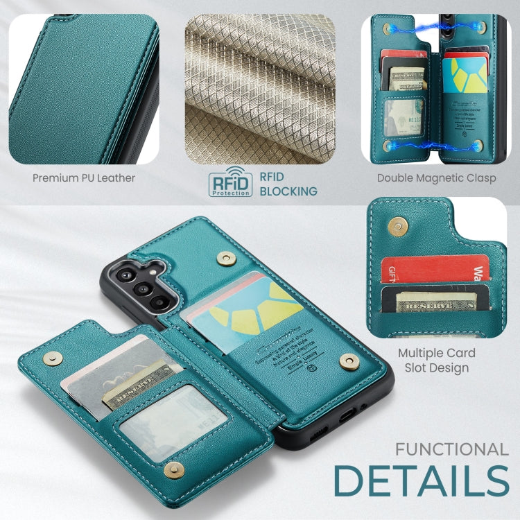 For Samsung Galaxy A16 5G CaseMe C22 Card Slots Holder RFID Anti-theft Phone Case