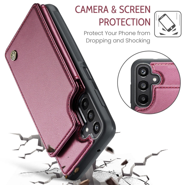 For Samsung Galaxy A16 5G CaseMe C22 Card Slots Holder RFID Anti-theft Phone Case