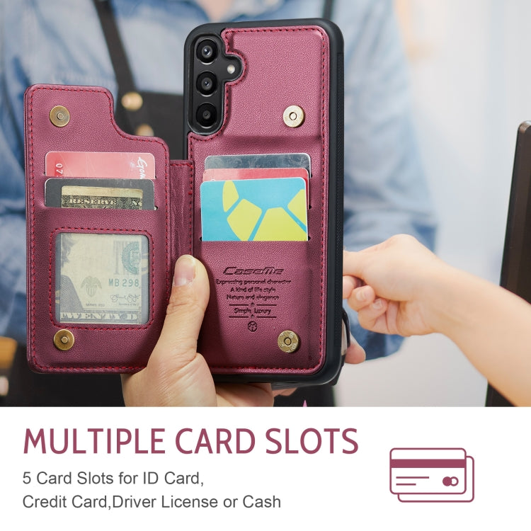 For Samsung Galaxy A16 5G CaseMe C22 Card Slots Holder RFID Anti-theft Phone Case