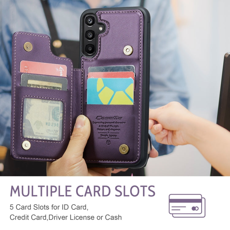 For Samsung Galaxy A16 5G CaseMe C22 Card Slots Holder RFID Anti-theft Phone Case