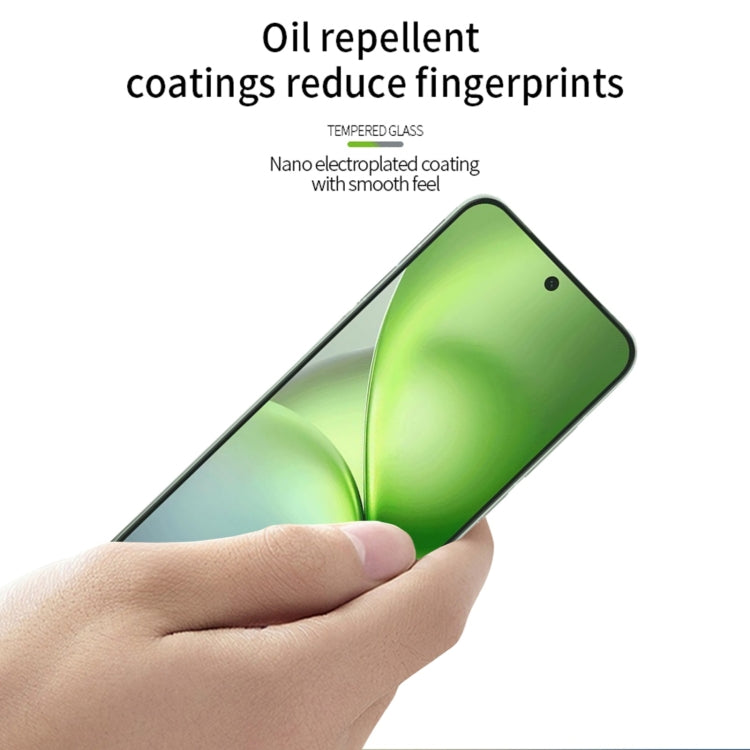 For vivo X200 Pro mini MOFI 9H 3D Explosion-proof Curved Screen Tempered Glass Film - Black