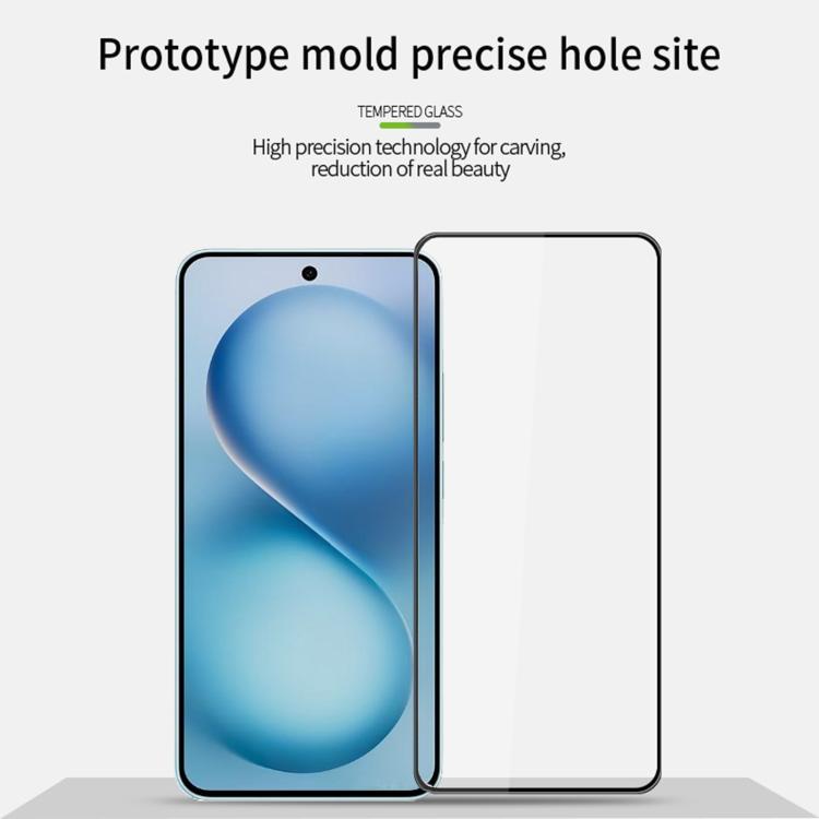 For vivo S30 MOFI 9H 3D Explosion-proof Curved Screen Tempered Glass Film - Black