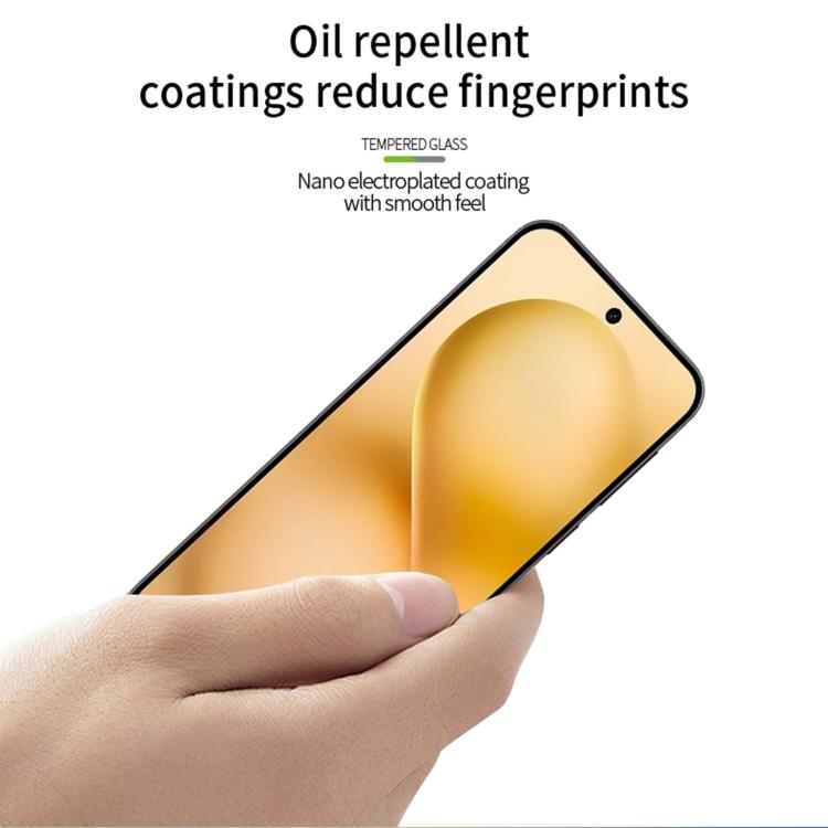 For vivo S30 Pro mini MOFI 9H 3D Explosion-proof Curved Screen Tempered Glass Film - Black