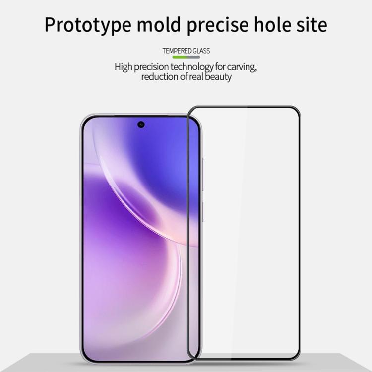 For vivo X300 Unlock MOFI 9H 3D Explosion-proof Curved Screen Tempered Glass Film - Black