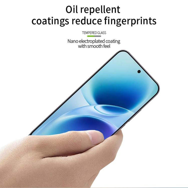 For vivo S50 Pro mini Unlock MOFI 9H 3D Explosion-proof Curved Screen Tempered Glass Film - Black