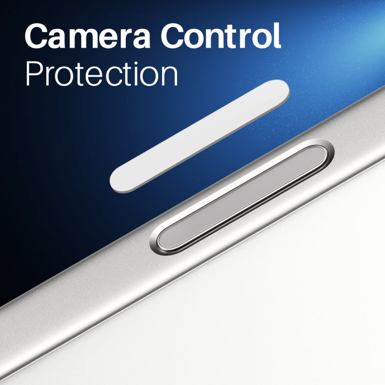 For iPhone 16 / 16 Plus / 16 Pro / 16 Pro Max NORTHJO 2Pcs Camera Control Button Protector Tempered Glass Film