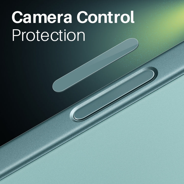 For iPhone 16 / 16 Plus / 16 Pro / 16 Pro Max NORTHJO 2Pcs Camera Control Button Protector Tempered Glass Film
