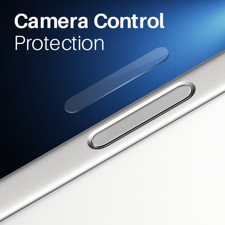 For iPhone 16 / 16 Plus / 16 Pro / 16 Pro Max NORTHJO 2Pcs Camera Control Button Protector Tempered Glass Film