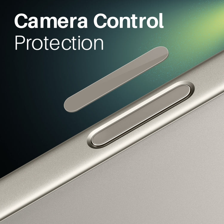 For iPhone 16 / 16 Plus / 16 Pro / 16 Pro Max NORTHJO 2Pcs Camera Control Button Protector Tempered Glass Film