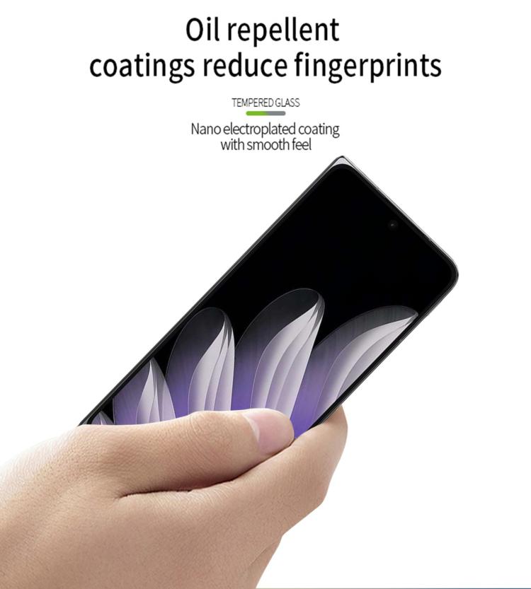 For OPPO Find N5  MOFI 9H 3D Explosion-proof Curved Screen Tempered Glass Film - Black