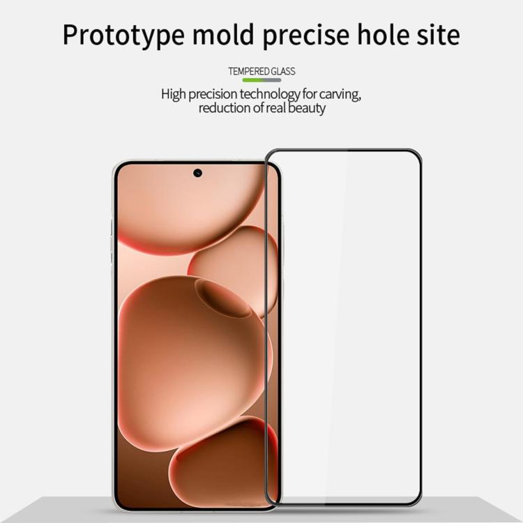 For OPPO Find X8 Ultra Unlock MOFI 9H 3D Explosion-proof Curved Screen Tempered Glass Film - Black