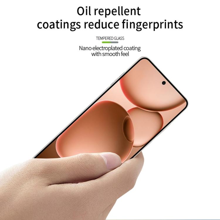 For OPPO Find X8 Ultra Unlock MOFI 9H 3D Explosion-proof Curved Screen Tempered Glass Film - Black