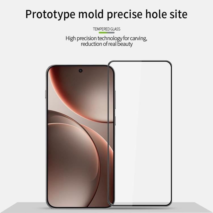 For OPPO Find X9 Unlock MOFI 9H 3D Explosion-proof Curved Screen Tempered Glass Film - Black