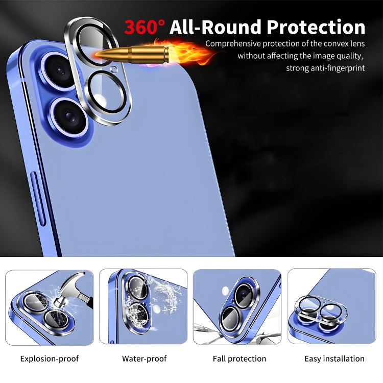 For iPhone 16 ENKAY Hat-Prince Card Slot Wallet TPU Back Leather Phone Case with Lens Film