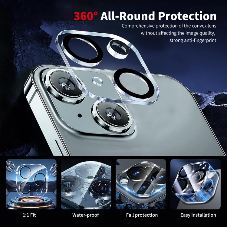 For iPhone 14 ENKAY Hat-Prince Card Slot Wallet TPU Back Leather Phone Case with Lens Film