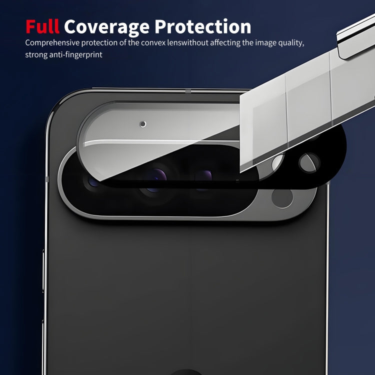 For Google Pixel 9 / 9 Pro ENKAY Hat-Prince Card Slot Wallet TPU Back Leather Phone Case with Lens Film