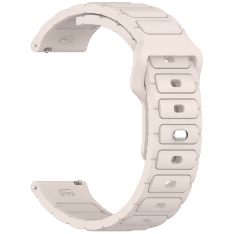 For Samsung Galaxy Watch 20mm I-Shaped Silicone Watch Band