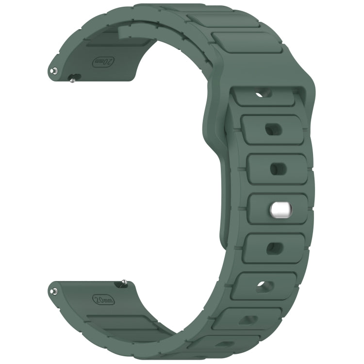 For Garmin 20mm I-Shaped Silicone Watch Band