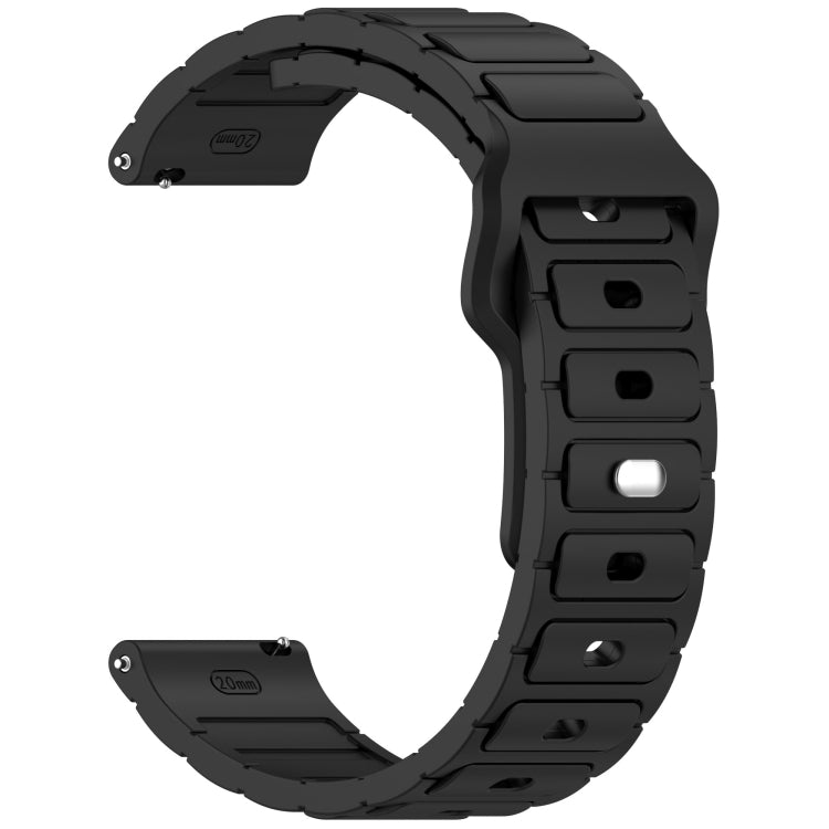 For Garmin 20mm I-Shaped Silicone Watch Band