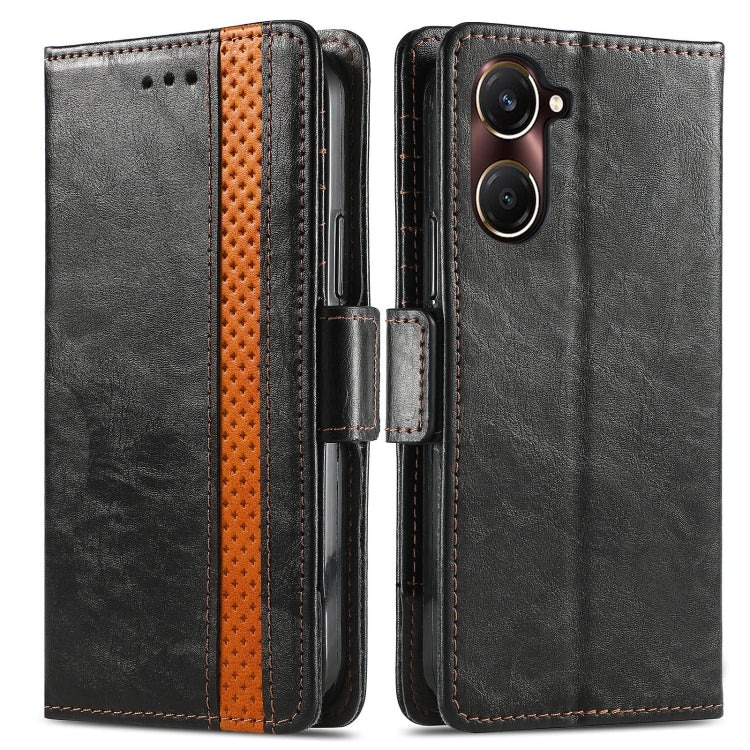 For vivo Y37 CaseNeo Splicing Dual Magnetic Buckle Leather Phone Case