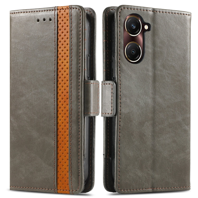For vivo Y37 CaseNeo Splicing Dual Magnetic Buckle Leather Phone Case