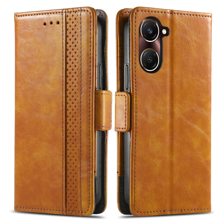 For vivo Y37 CaseNeo Splicing Dual Magnetic Buckle Leather Phone Case