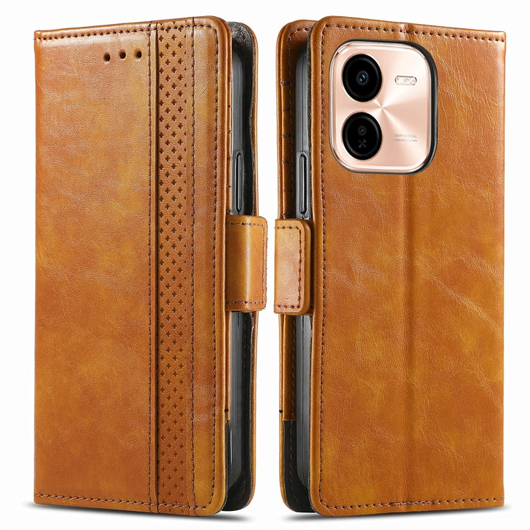 For vivo Y37 Pro CaseNeo Splicing Dual Magnetic Buckle Leather Phone Case