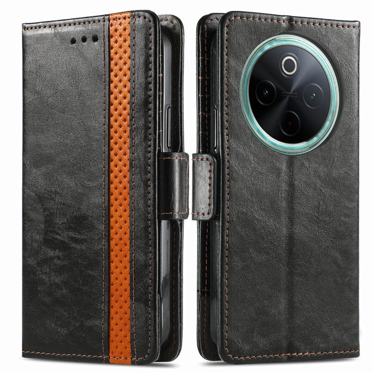 For vivo Y300 Pro CaseNeo Splicing Dual Magnetic Buckle Leather Phone Case