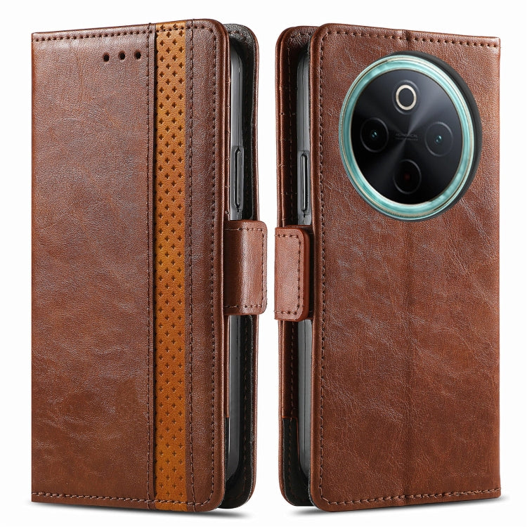 For vivo Y300 Pro CaseNeo Splicing Dual Magnetic Buckle Leather Phone Case
