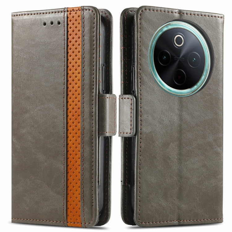 For vivo Y300 Pro CaseNeo Splicing Dual Magnetic Buckle Leather Phone Case