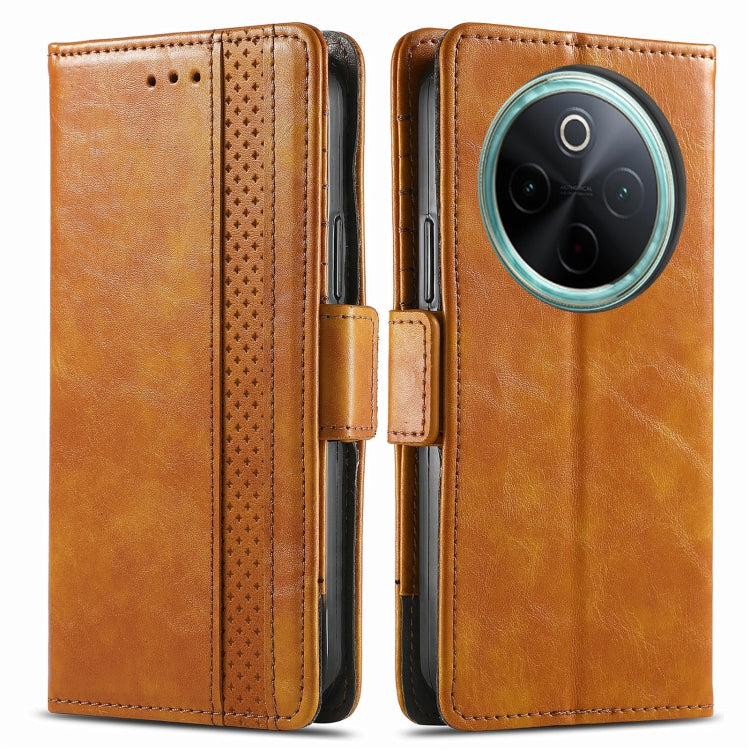 For vivo Y300 Pro CaseNeo Splicing Dual Magnetic Buckle Leather Phone Case