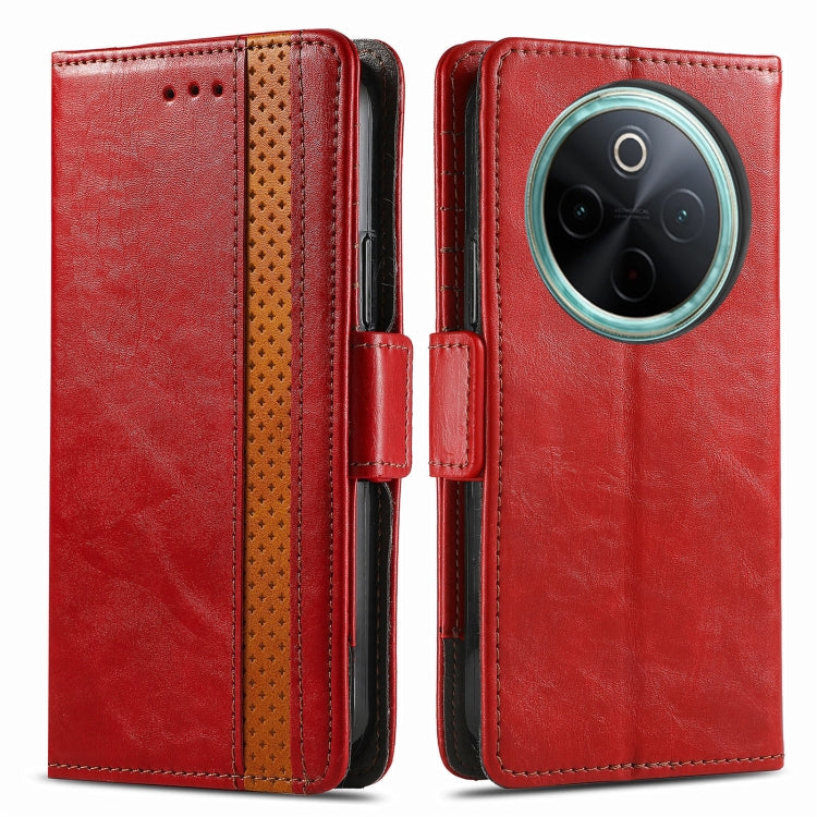 For vivo Y300 Pro CaseNeo Splicing Dual Magnetic Buckle Leather Phone Case