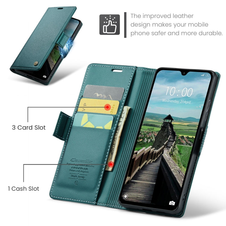 For Redmi 14C CaseMe 023 Butterfly Buckle Litchi Texture RFID Anti-theft Leather Phone Case