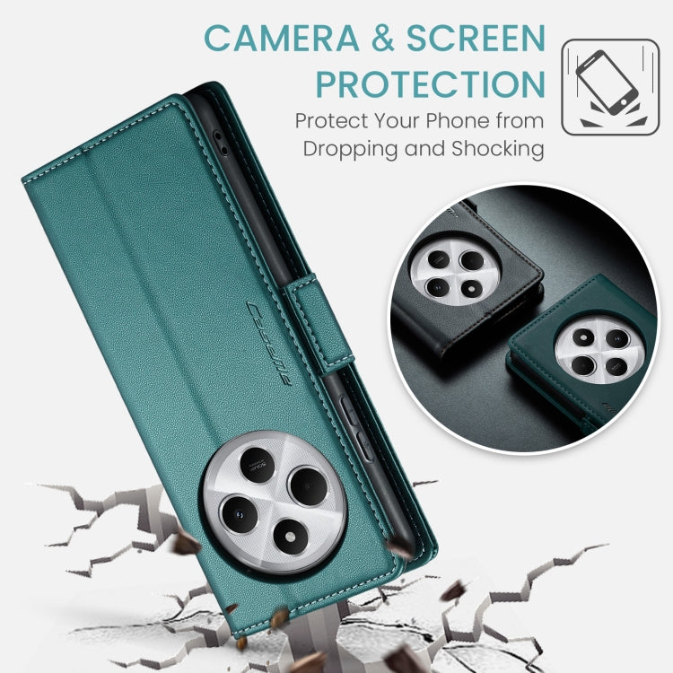 For Redmi 14C CaseMe 023 Butterfly Buckle Litchi Texture RFID Anti-theft Leather Phone Case