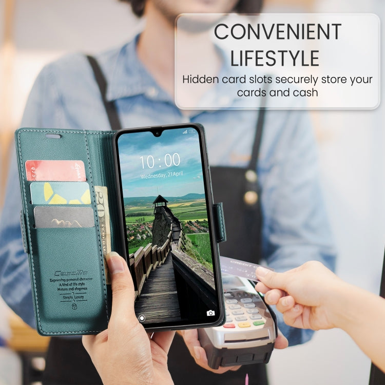 For Redmi 14C CaseMe 023 Butterfly Buckle Litchi Texture RFID Anti-theft Leather Phone Case