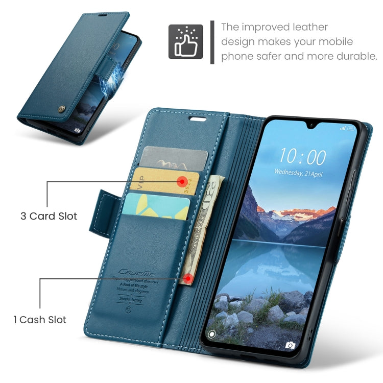 For Redmi 14C CaseMe 023 Butterfly Buckle Litchi Texture RFID Anti-theft Leather Phone Case