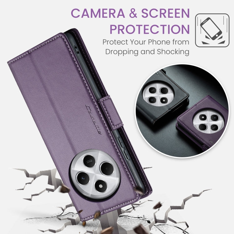 For Redmi 14C CaseMe 023 Butterfly Buckle Litchi Texture RFID Anti-theft Leather Phone Case