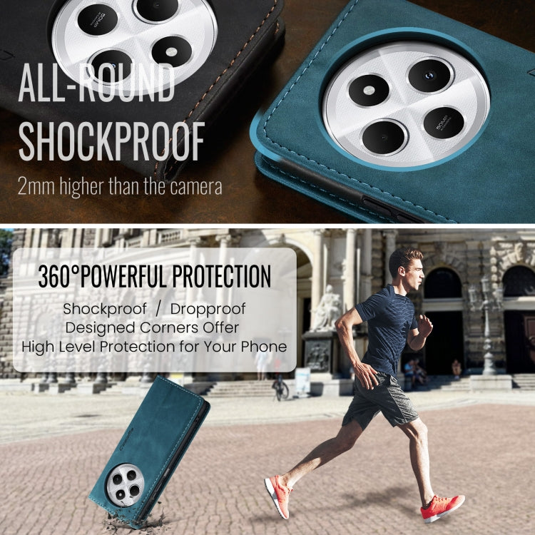 For Redmi 14C CaseMe 013 Multifunctional Horizontal Flip Leather Phone Case