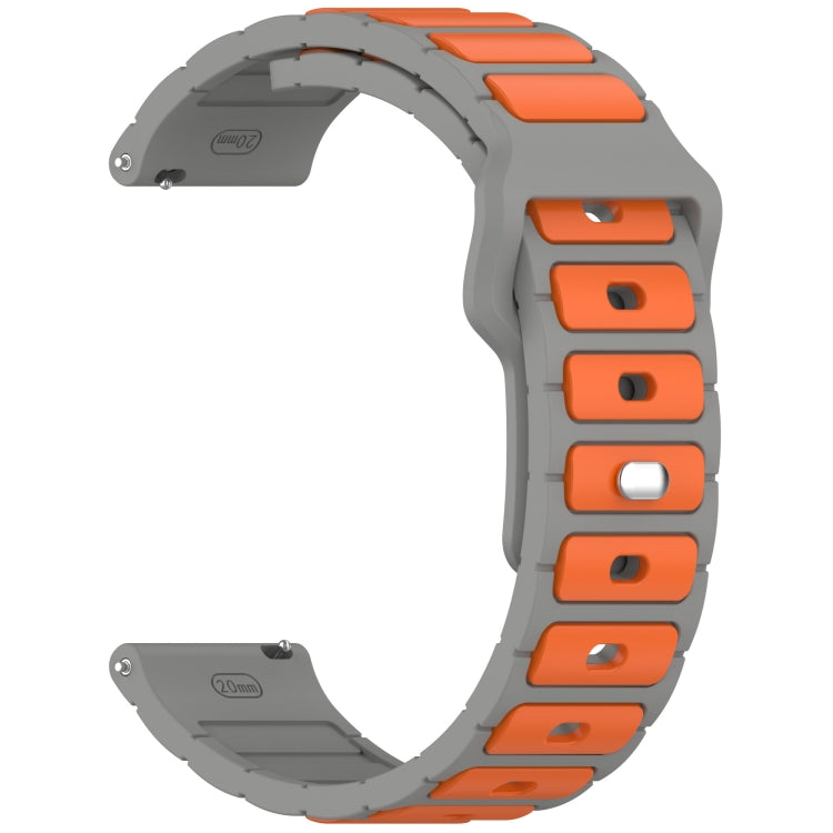For Huawei Watch 22mm Two Color I-Shaped Silicone Watch Band