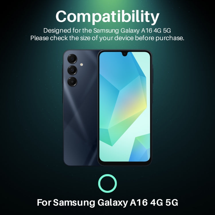 For Samsung Galaxy A16 4G / 5G NORTHJO Camera Lens Protector 3D HD Tempered Glass Film - Clear
