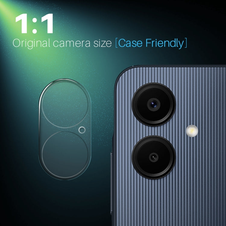 For Samsung Galaxy A06 4G NORTHJO Camera Lens Protector 3D HD Tempered Glass Film - Clear