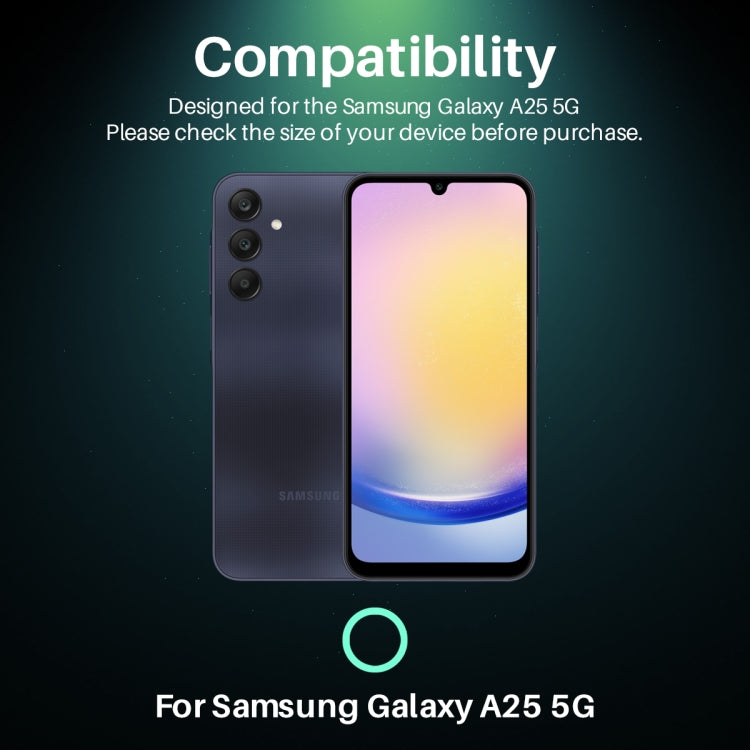 For Samsung Galaxy A25 5G NORTHJO Camera Lens Protector 3D HD Tempered Glass Film - Clear