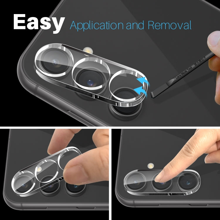 For Samsung Galaxy S23 FE 5G NORTHJO Camera Lens Protector 3D HD Tempered Glass Film - Clear