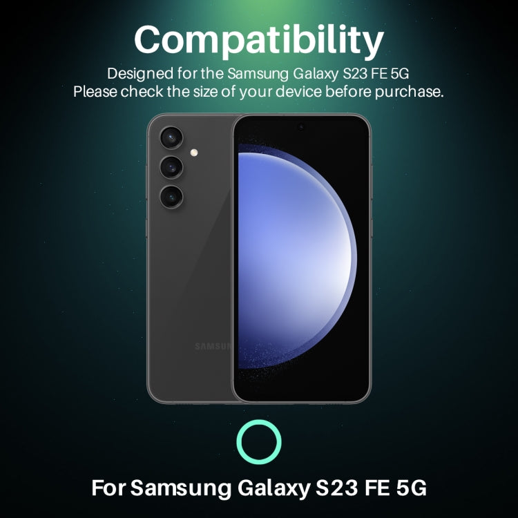 For Samsung Galaxy S23 FE 5G NORTHJO Camera Lens Protector 3D HD Tempered Glass Film - Clear
