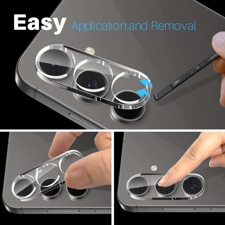 For Samsung Galaxy S24 FE 5G NORTHJO Camera Lens Protector 3D HD Tempered Glass Film - Clear