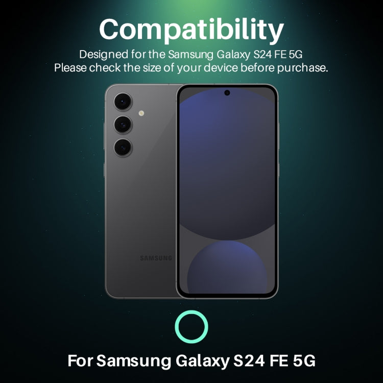 For Samsung Galaxy S24 FE 5G NORTHJO Camera Lens Protector 3D HD Tempered Glass Film - Clear