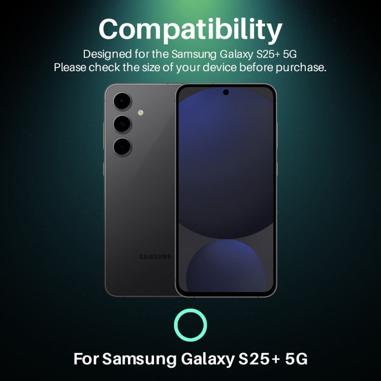For Samsung Galaxy S25+ 5G NORTHJO Camera Lens Protector 3D HD Tempered Glass Film - Clear