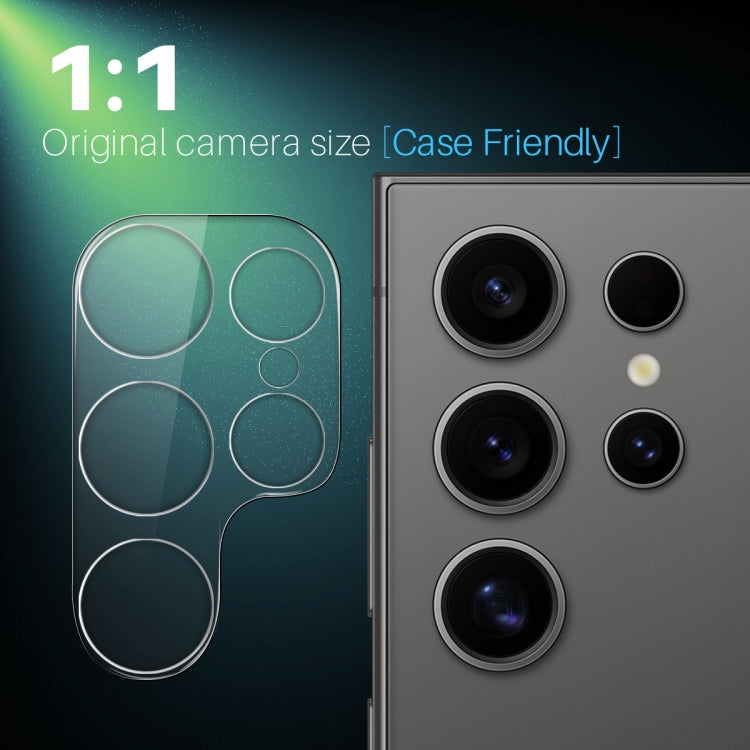 For Samsung Galaxy S25 Ultra 5G NORTHJO Camera Lens Protector 3D HD Tempered Glass Film - Clear