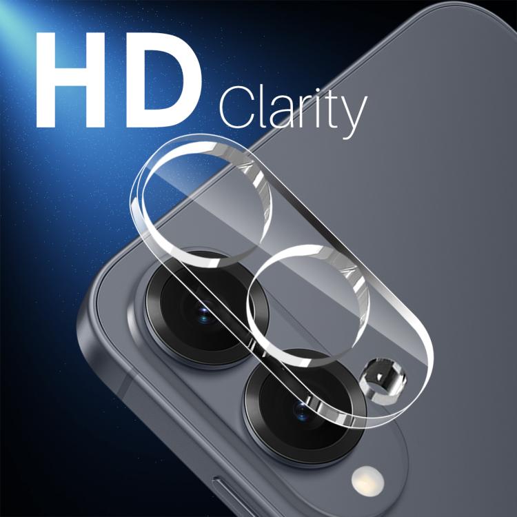 For Samsung Galaxy S25 Edge 5G NORTHJO Camera Lens Protector 3D HD Tempered Glass Film - Clear